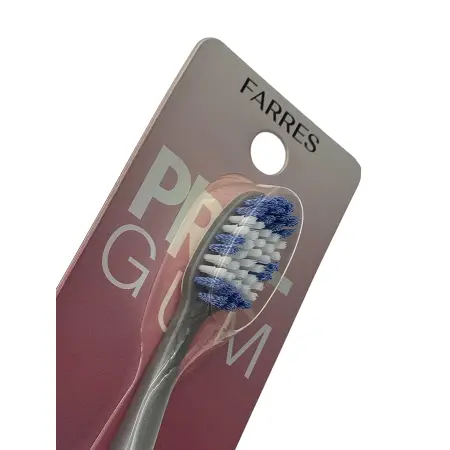 IWOU PROFESSIONAL Зубная щетка со спиралевидной щетиной серая/FARRES PRO GUM - 2