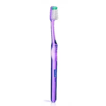 DENTAID Щётка зубная в твердой упаковке Vitis Soft/souple + Зубная паста Vitis Whitening 15 мл - 5