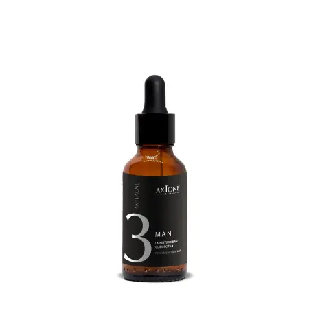 AXIONE LABORATORY Сыворотка себоконтроль ANTI-ACNE ЭТАП 3 для лица / MAN PRO 50 мл - 1