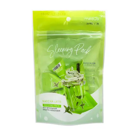 MED:B Маска ночная с экстрактом матча / Med B Matcha Latte Sleeping Pack 10*3 гр - 1