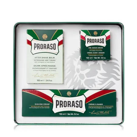 PRORASO Набор для бритья (крем 100 мл, крем 150 мл, бальзам 100 мл) GINO - 2