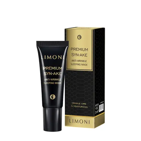 LIMONI Маска антивозрастная ночная со змеиным ядом для лица / Premium Syn-Ake Anti-Wrinkle Sleeping Mask 25 мл - 2