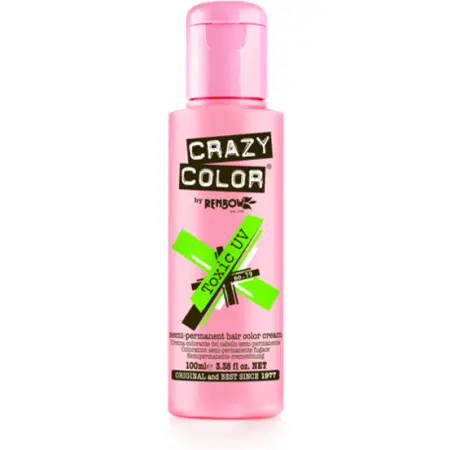 CRAZY COLOR Краска для волос, Яд УФ / Crazy Color Toxic UV 100 мл - 2