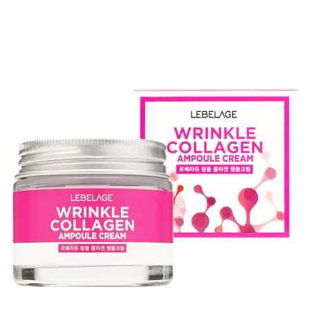 LEBELAGE Крем ампульный для лица с коллагеном / Lebelage Ampule Cream Wrinkle Collagen 70 мл - 2