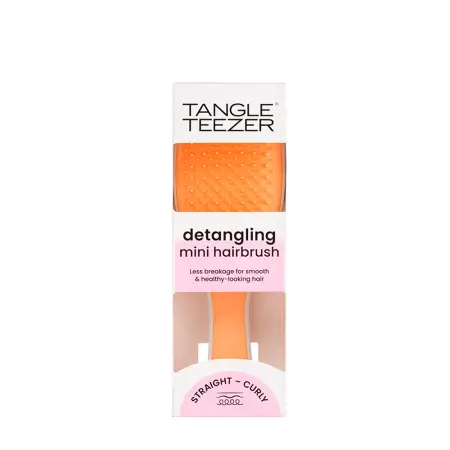 TANGLE TEEZER Расческа для волос / The Ultimate Detangler Mini Sweet Orange & Ice Blue - 5