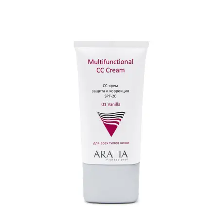 ARAVIA Professional СС-крем защитный SPF-20 / Multifunctional CC Cream, Vanilla 01 50 мл - 1
