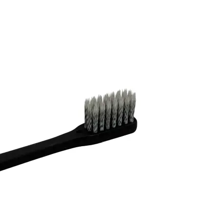 IWOU PROFESSIONAL Зубная щетка с компактной головкой черная мягкая+колпачок/FARRES - 3