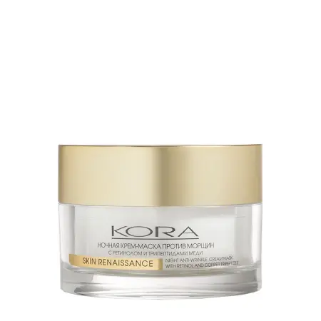 KORA Крем-маска ночная против морщин с ретинолом и трипептидами меди / SKIN RENAISSANCE 50 мл - 1
