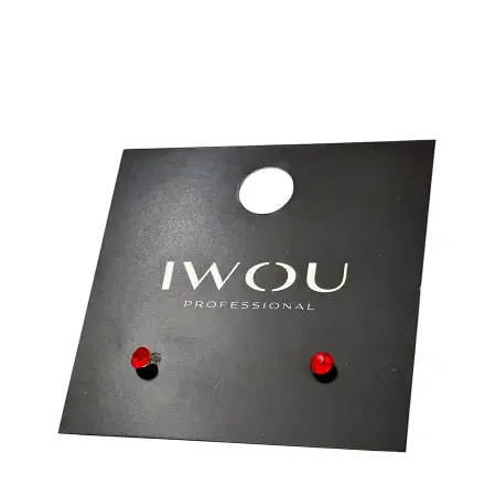 IWOU PROFESSIONAL Серьги гвоздики IWOU аленький цветочек 4мм - 2