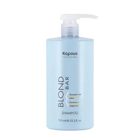 KAPOUS Шампунь с антижелтым эффектом / Blond Bar 750 мл - 1