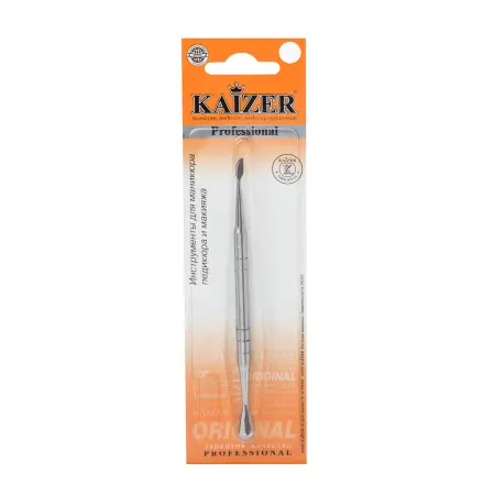 KAIZER Шабер маникюрный, двухсторонний, матовый, 125 мм - 2