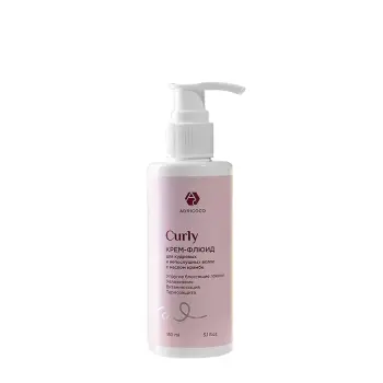 Крем-флюид для кудрявых и непослушных волос с маслом крамбе / ADRICOCO CURLY 150 мл