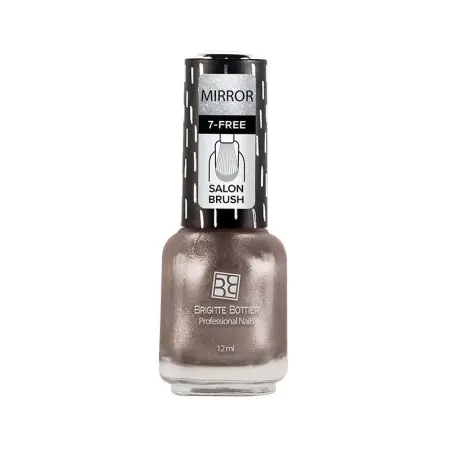 BRIGITTE BOTTIER 14 лак для ногтей, розовое серебро / MIRROR 12 мл - 1