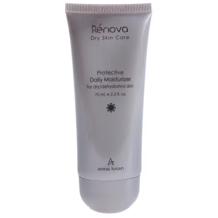 ANNA LOTAN Крем солнцезащитный увлажняющий для сухой кожи SPF19 / Protective Daily Moisturizer RENOVA 70мл~ - 1