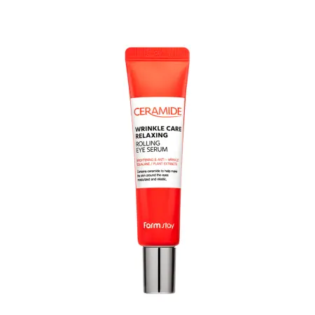 FARMSTAY Сыворотка-роллер питательная для глаз с церамидами / Ceramide Wrinkle Care Relaxing Rolling Eye Serum 25 мл - 1