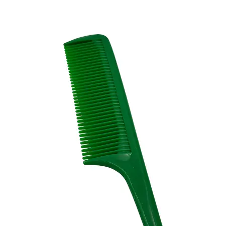 IWOU PROFESSIONAL Расческа c хвостиком зеленая 24 см - 2