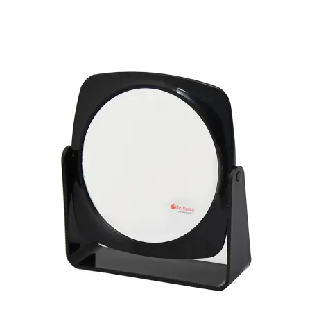 HAIRWAY Зеркало настольное, двухстороннее, черный пластик, 2-х кратное увеличение, 17х17,5 см / Hairway - 1