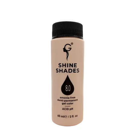 GERA Professional 8.0 гель-краситель для волос без аммиака / Shine Shades 60 мл - 2