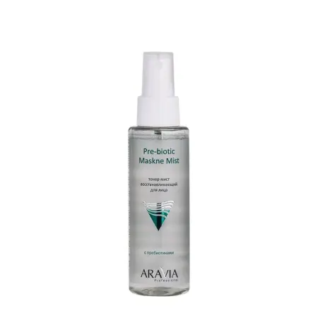 ARAVIA Professional Тонер-мист восстанавливающий с пребиотиками для лица / Pre-biotic Maskne Mist 110 мл - 1