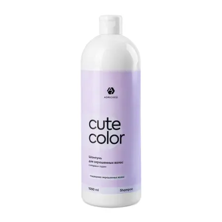 ADRICOCO Шампунь для окрашенных волос с ягодами годжи / ADRICOCO CUTE COLOR 1000 мл - 1