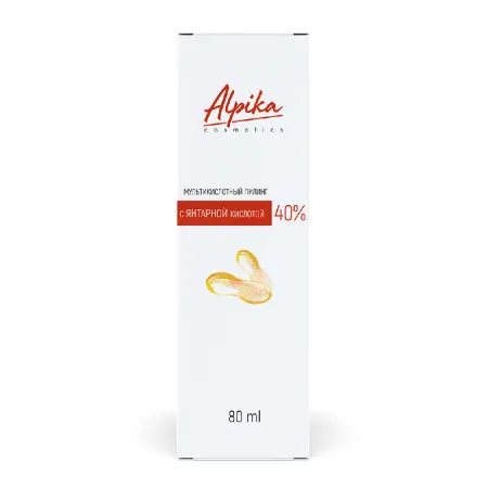 АЛЬПИКА Пилинг мультикислотный с янтарной кислотой 40% 80 мл - 2
