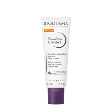 BIODERMA Крем плюс восстанавливающий и успокаивающий SPF 50+ / Cicabio 40 мл - 1