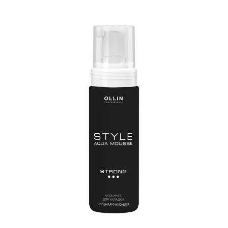OLLIN PROFESSIONAL Аква мусс сильной фиксации для укладки / Aqua Mousse Strong STYLE 150 мл - 1