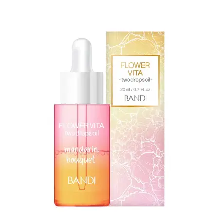 BANDI Масло двухфазное для кутикулы, мандарин / FLOWER VITA TWO DROPS OIL MANDARIN BOUQUET 20 мл - 2
