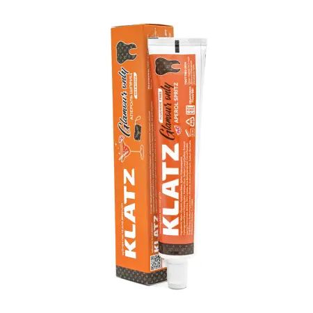KLATZ Паста зубная для девушек Дневной аперитив без фтора / GLAMOUR ONLY 75 мл - 4