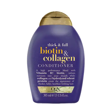 OGX Кондиционер для тонких волос с биотином и коллагеном / Thick And Full Biotin And Collagen Conditioner 385 мл - 1
