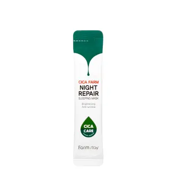 Маска ночная восстанавливающая для лица с центеллой / Cica Farm Night Repair Sleeping Mask 4 мл