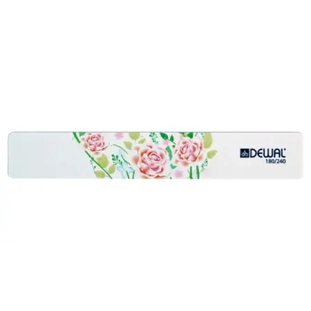 DEWAL PROFESSIONAL Пилка для ногтей Design Edition, широкая 180/240 18 см - 2