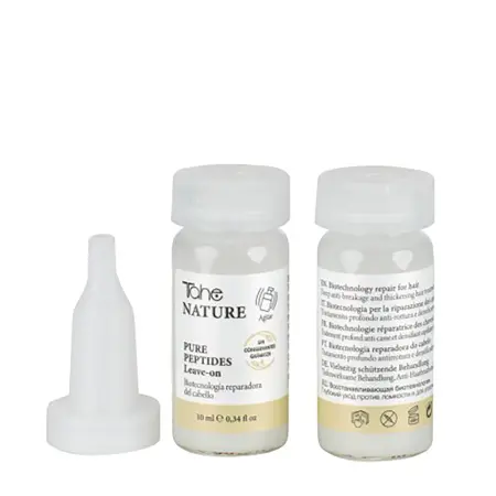 TAHE Сыворотка с пептидами против ломкости волос / NATURE-PURE PEPTIDES LEAVE-ON 6*10 мл - 4