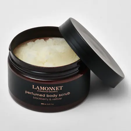 LAMONNET Скраб парфюмированный для тела, лист смородины и ветивер / LAMONNET 250 мл - 2