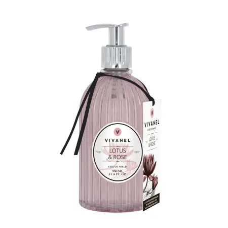 VIVANEL Крем-мыло, лотос и роза / Cream Soap Lotus&Rose 350 мл - 1