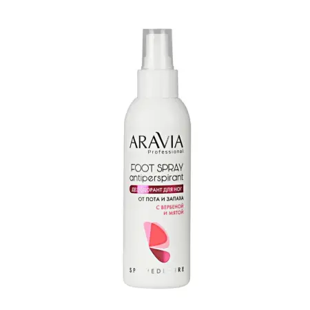 ARAVIA Professional Дезодорант для ног с вербеной и мятой / FOOT SPRAY Antiperspirant 150 мл - 1