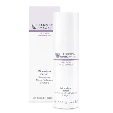 JANSSEN COSMETICS Сыворотка с антибактериальным действием для жирной, воспаленной кожи / Microsilver Serum OILY SKIN 30 мл - 2