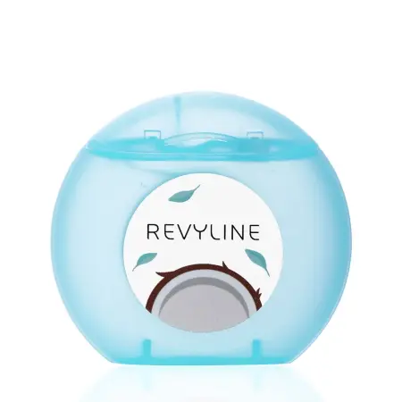 REVYLINE Нить зубная вощеная, полиэтилентерефталат с бамбуковым углем, кокос и мята / Perfect 30 м - 2