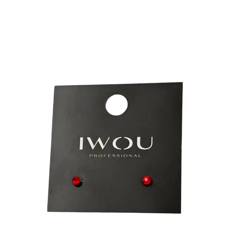 IWOU PROFESSIONAL Серьги гвоздики IWOU аленький цветочек 4мм - 1