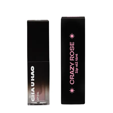 CHA U KAO Масло-тинт ухаживающее для губ / CRAZY ROSE lip oil tint 5 мл - 3