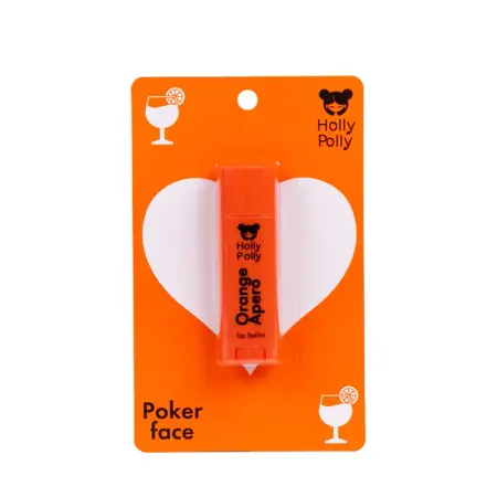 HOLLY POLLY Бальзам для губ, Апельсиновый Аперо / Poker Face Orange Apero 4,9 гр - 2