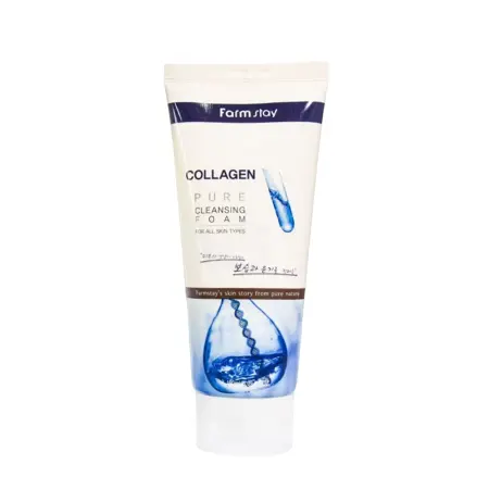 FARMSTAY Пенка очищающая с коллагеном / PURE CLEANSING FOAM 180 мл - 1