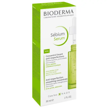 BIODERMA Сыворотка против несовершенств, постакне и морщин / Sebium 30 мл - 4