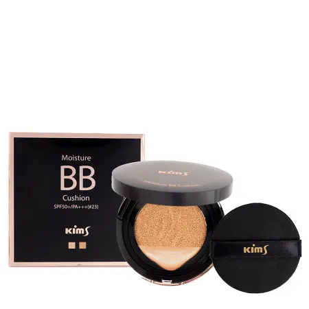 KIMS Средство тональное BB-кушон SPF50+/PA+++(#23, ), светло-бежевый / Moisture BB Cushion 2 х 15 гр - 2