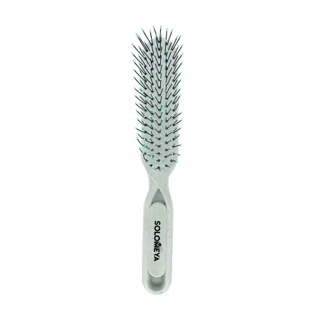 SOLOMEYA Расческа для распутывания волос, пастельно-зеленая / Detangler Hairbrush for Wet & Dry Hair Pastel Green - 1