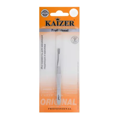 KAIZER Пинцет для бровей, прямой, матовый - 4