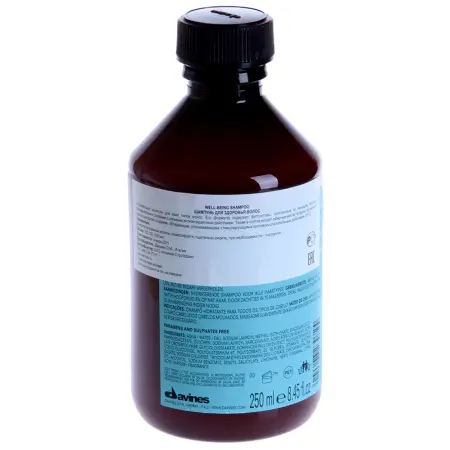 DAVINES SPA Шампунь увлажняющий для всех типов волос / Well-Being NATURAL TECH 250 мл - 2