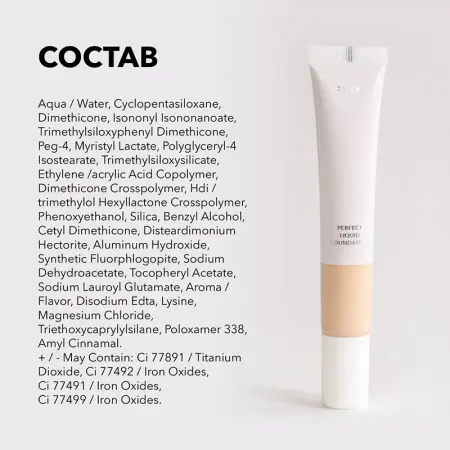 SHIK Крем тональный для лица, 01 / Perfect liquid foundation 20 мл - 3