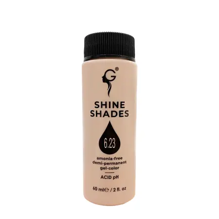 GERA Professional 6.23 гель-краситель для волос без аммиака / Shine Shades 60 мл - 2