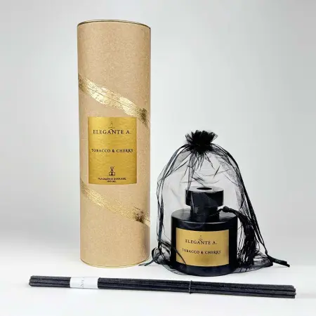 ELEGANTE A. Диффузор для ароматизации помещений, Табак и Вишня / ELEGANTE A Tobacco & Cherry 100 мл - 3